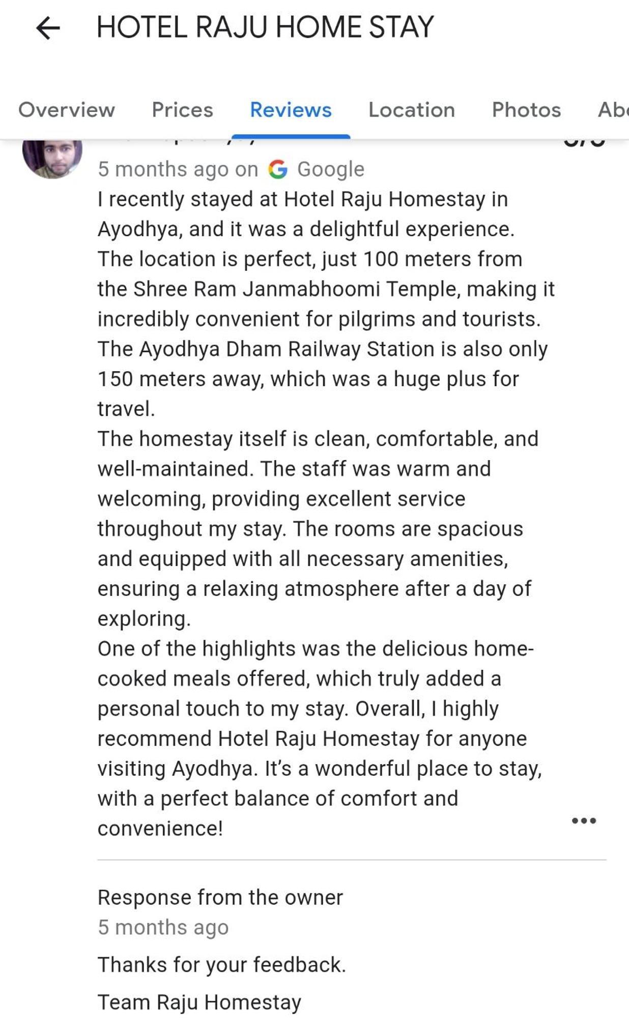 Hotel Raju Homestay Ayodhya 150 Meters From Shree Ram Janmbhoomi Temple 200 Meters From Ayodhya Dham Railway Station Exteriér fotografie